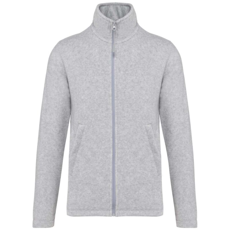 Kariban FALCO - FULL ZIP MICROFLEECE JACKET - Ash Heather