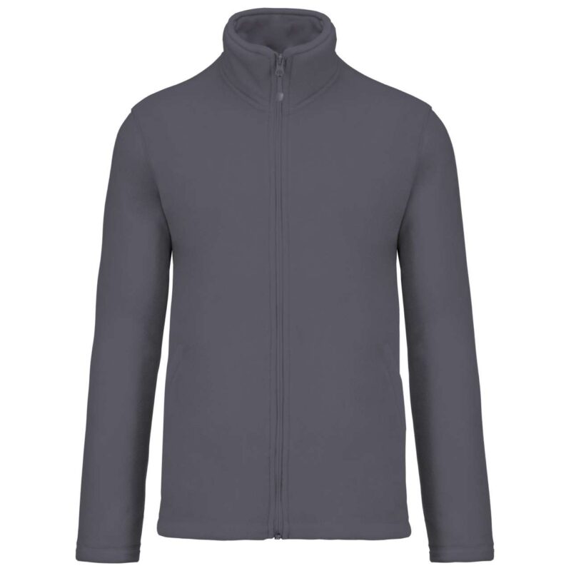 Kariban FALCO - FULL ZIP MICROFLEECE JACKET - Σκούρο Γκρι