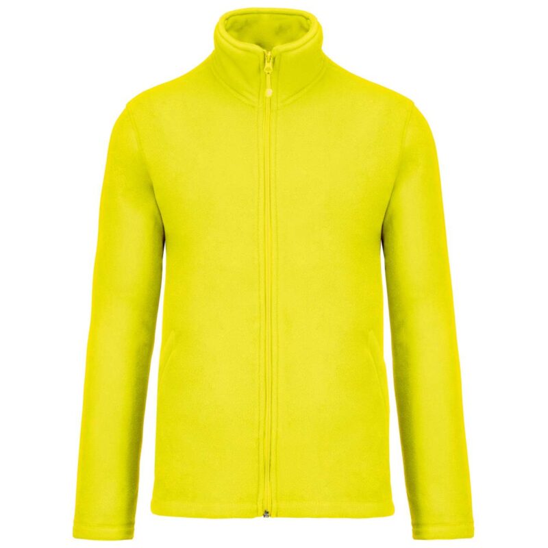 ka911-fluorescent_yellow-a1 Kariban FALCO - FULL ZIP MICROFLEECE JACKET - Φωσφοριζέ Κίτρινο