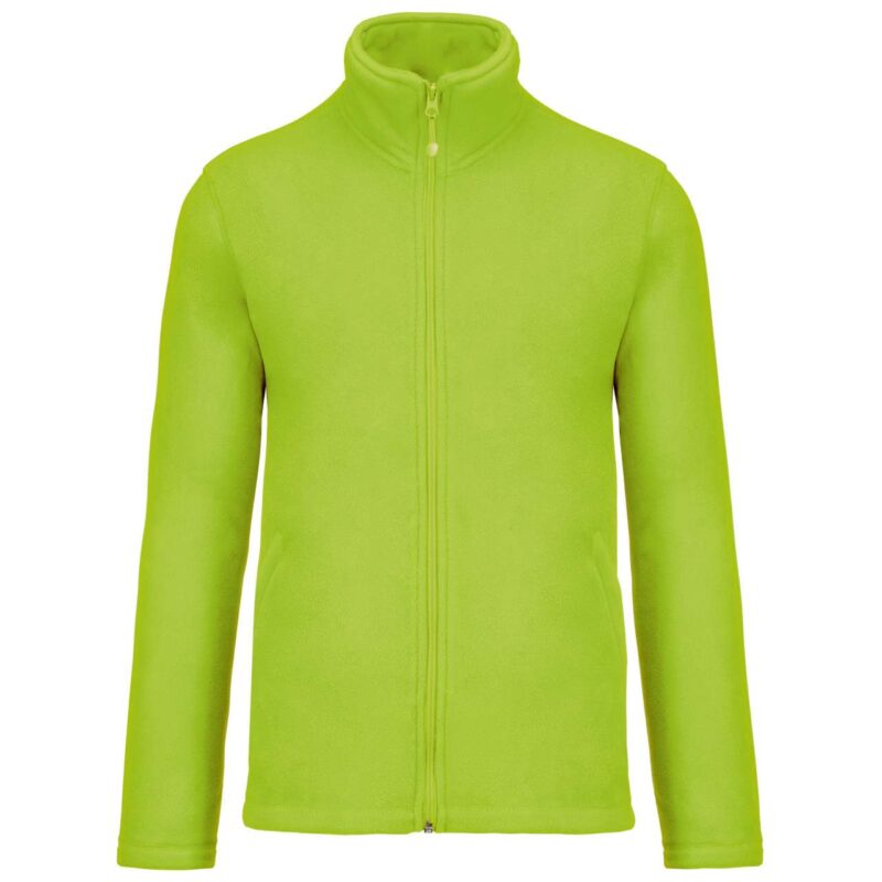 ka911-lime-a1 Kariban FALCO - FULL ZIP MICROFLEECE JACKET - Λαχανί