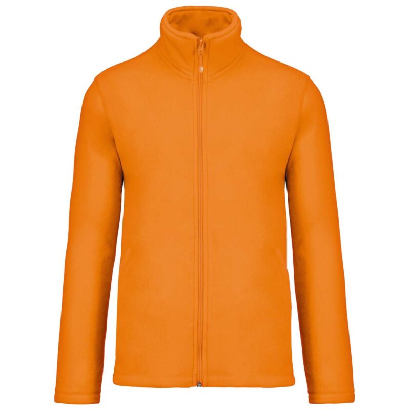 ka911-orange-a1 Kariban FALCO - FULL ZIP MICROFLEECE JACKET - πορτοκαλί