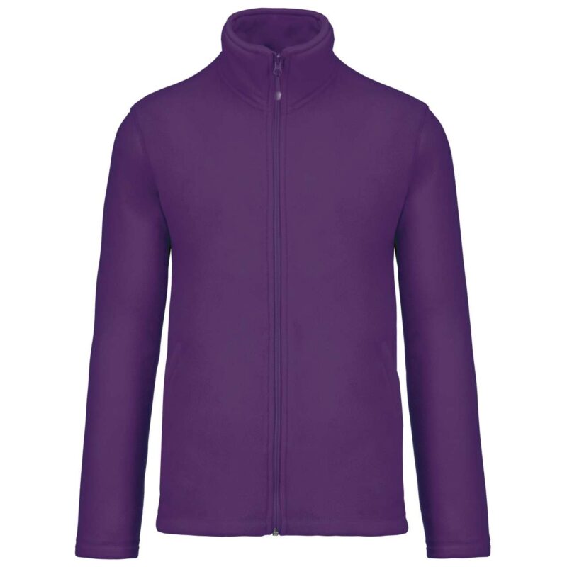ka911-purple-a1 Kariban FALCO - FULL ZIP MICROFLEECE JACKET - Μωβ