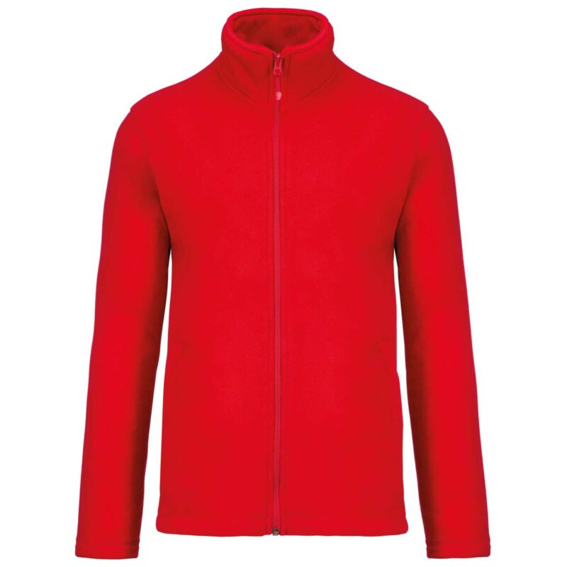 ka911-red-a1 Kariban FALCO - FULL ZIP MICROFLEECE JACKET - Κόκκινο