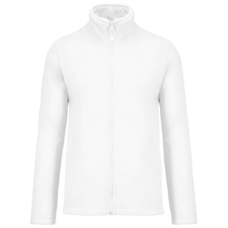 ka911-white-a1 Kariban FALCO - FULL ZIP MICROFLEECE JACKET - Λευκό