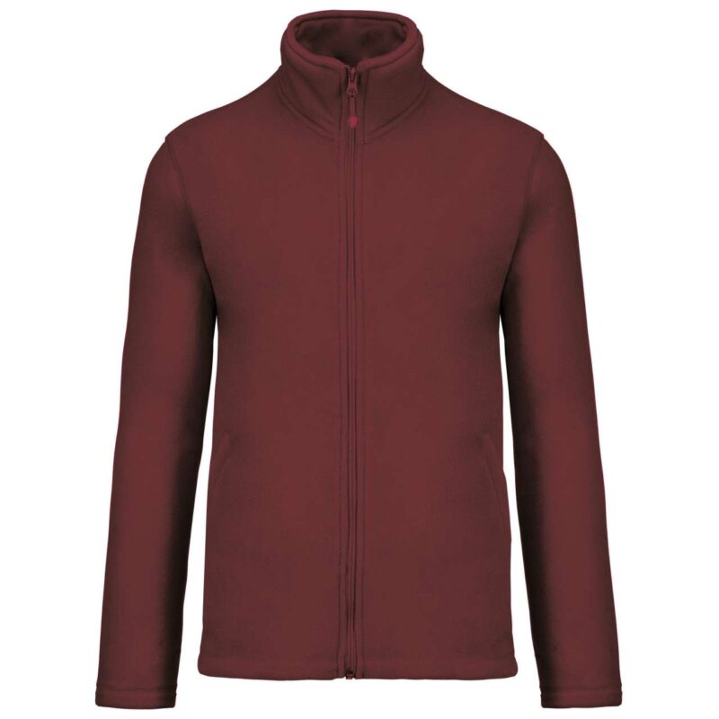 ka911-wine-a1 Kariban FALCO - FULL ZIP MICROFLEECE JACKET - Κρασί