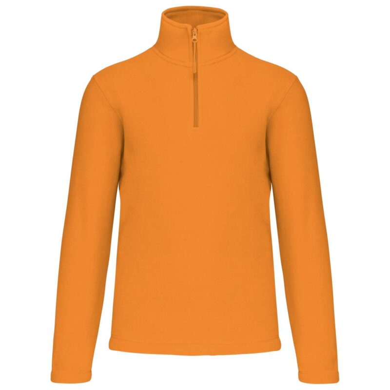 ka912-orange-a1 Kariban MICROFLEECE - ENZO JACKET με NECK ZIP - πορτοκαλί