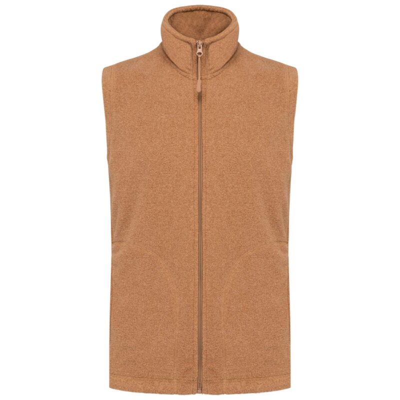 ka913-camel_heather-a1 Kariban LUCA - MICROFLEECE GILET για MEN - Camel Heather
