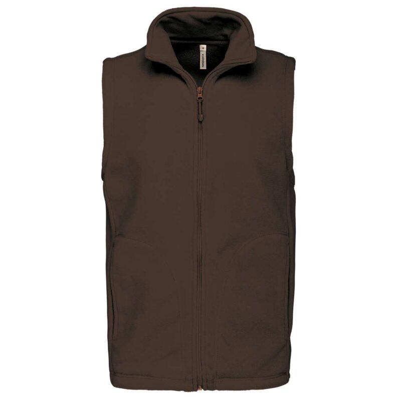 ka913-chocolate-a1 Kariban LUCA - MICROFLEECE GILET για MEN - Σοκολατί