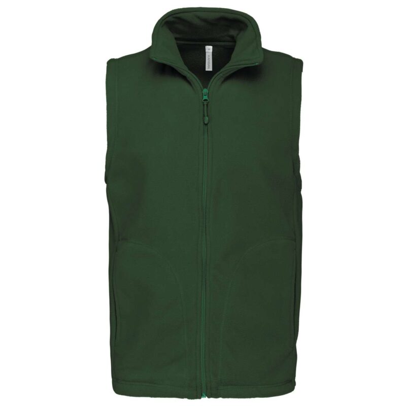 Kariban LUCA - MICROFLEECE GILET για MEN - Πράσινο του δάσους