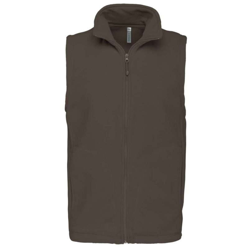 Kariban LUCA - MICROFLEECE GILET για MEN - Πράσινο ελιάς