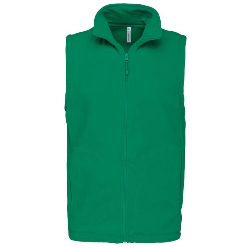 Kariban LUCA - MICROFLEECE GILET για MEN - πράσινο του Κέλι