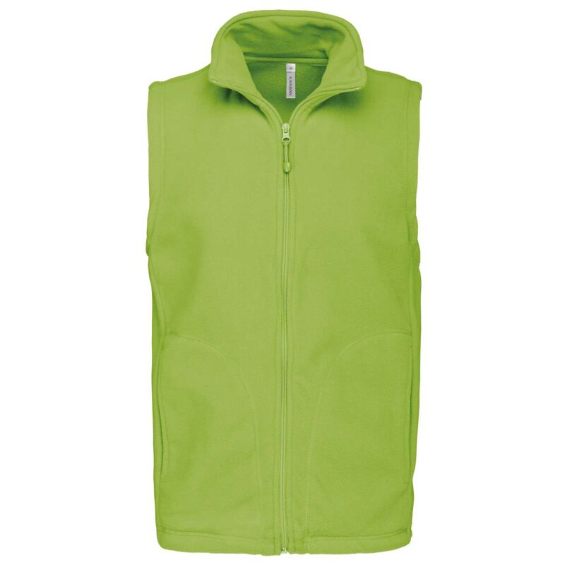 ka913-lime-a2 Kariban LUCA - MICROFLEECE GILET για MEN - Λαχανί
