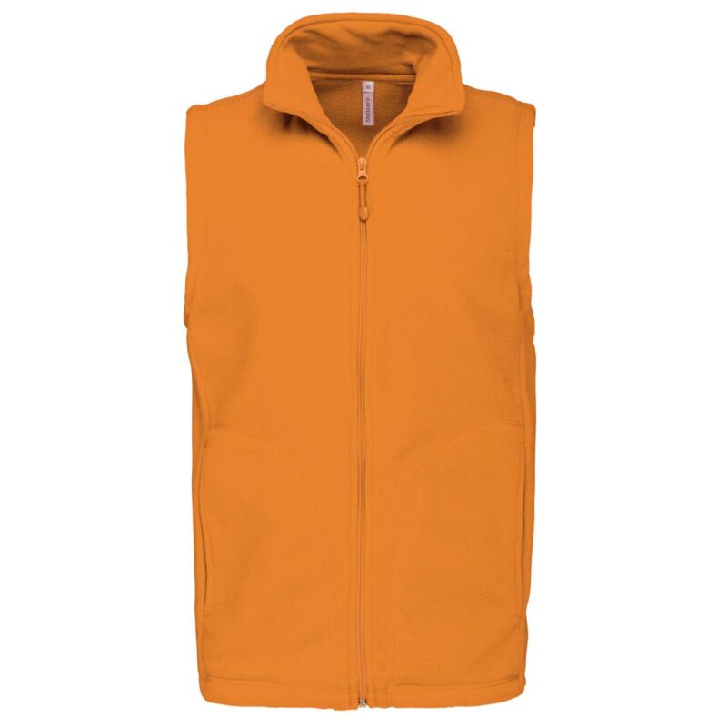 Kariban LUCA - MICROFLEECE GILET για MEN - πορτοκαλί