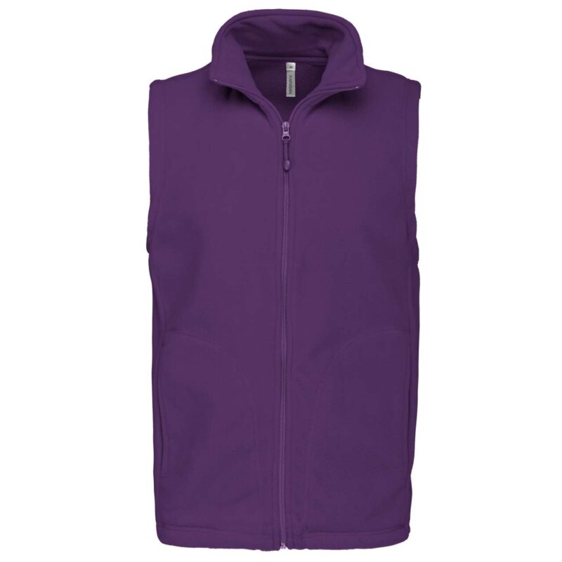 ka913-purple-a2 Kariban LUCA - MICROFLEECE GILET για MEN - Μωβ