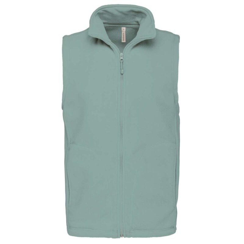 Kariban LUCA - MICROFLEECE GILET για MEN - πράσινο φασκόμηλου