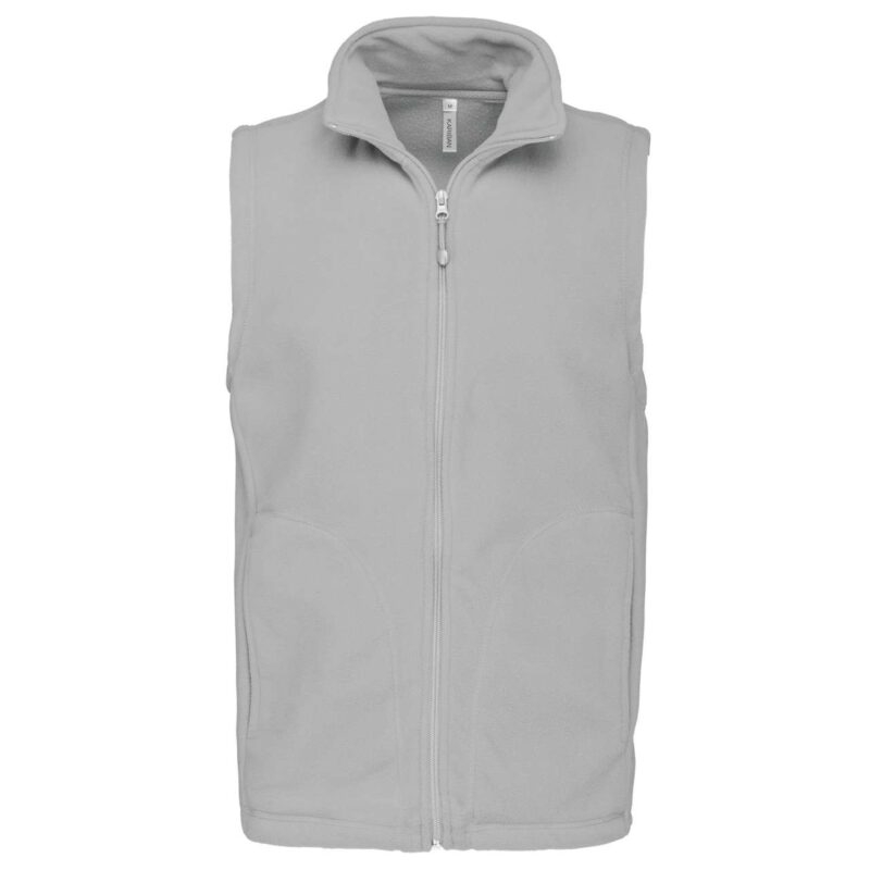 ka913-snow_grey-a1 Kariban LUCA - MICROFLEECE GILET για MEN - Snow Grey