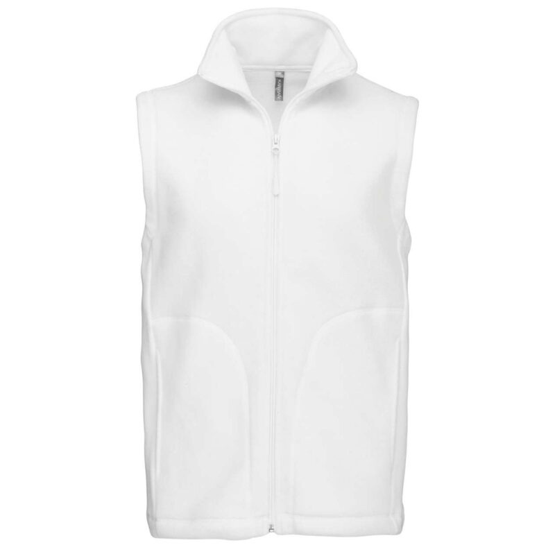 Kariban LUCA - MICROFLEECE GILET για MEN - Λευκό