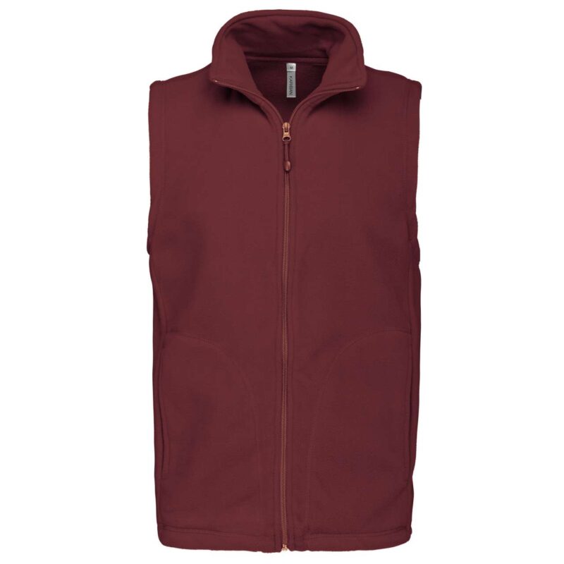 ka913-wine-a2 Kariban LUCA - MICROFLEECE GILET για MEN - Κρασί