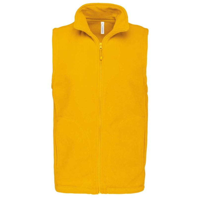 ka913-yellow-a2 Kariban LUCA - MICROFLEECE GILET για MEN - Κίτρινο