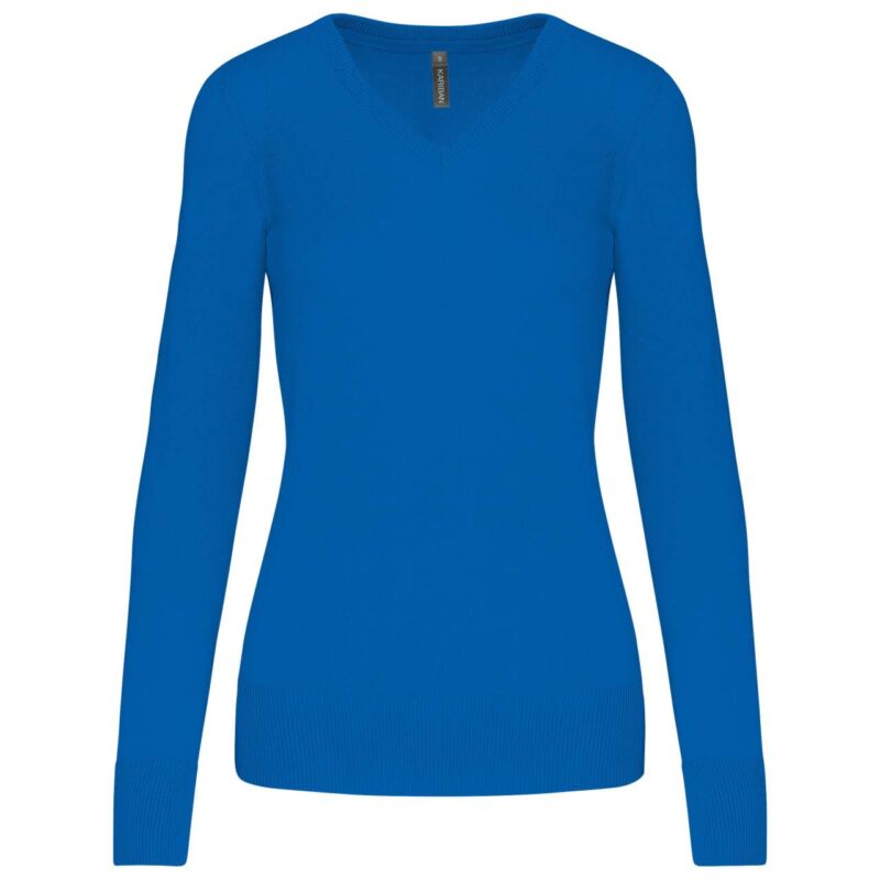 Kariban LADIES V-NECK JUMPER - ανοιχτό βασιλικό μπλε