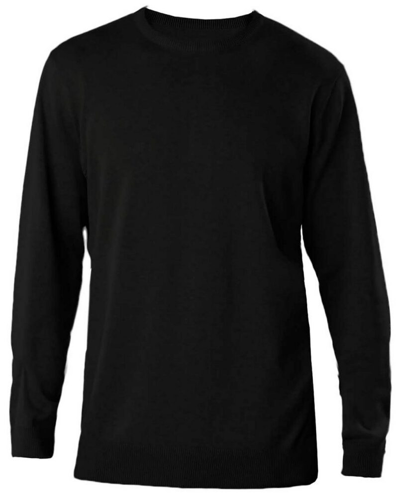 Kariban Ανδρικό CREW NECK JUMPER - Μαύρο