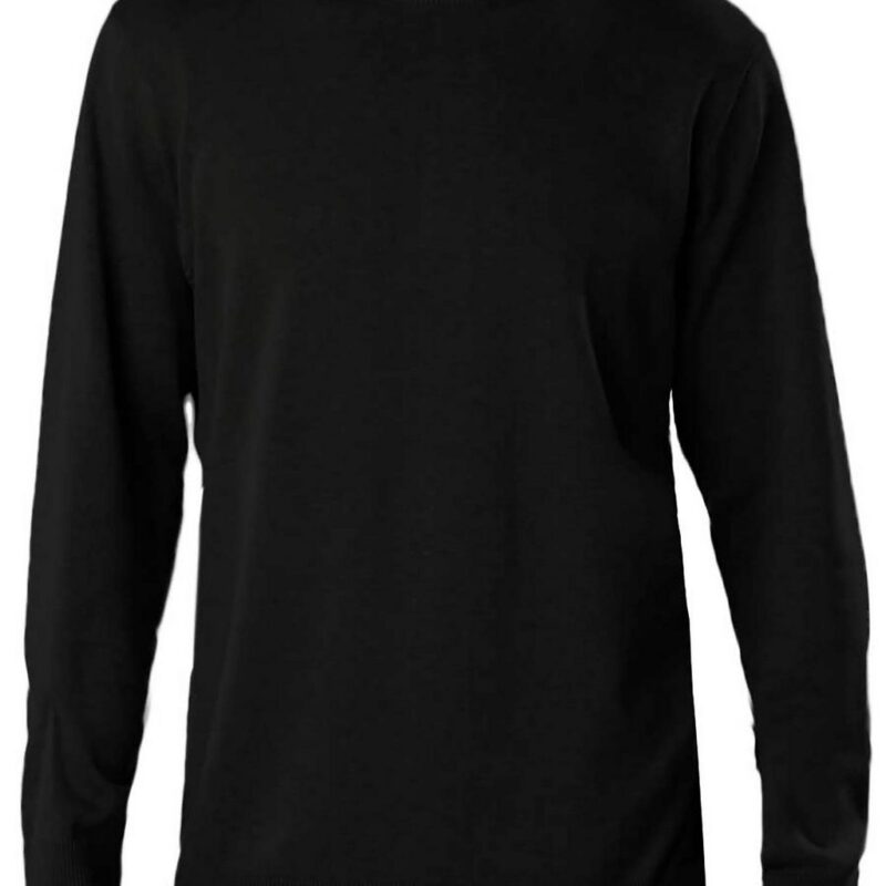 ka967-black-a1 Kariban Ανδρικό CREW NECK JUMPER - Μαύρο