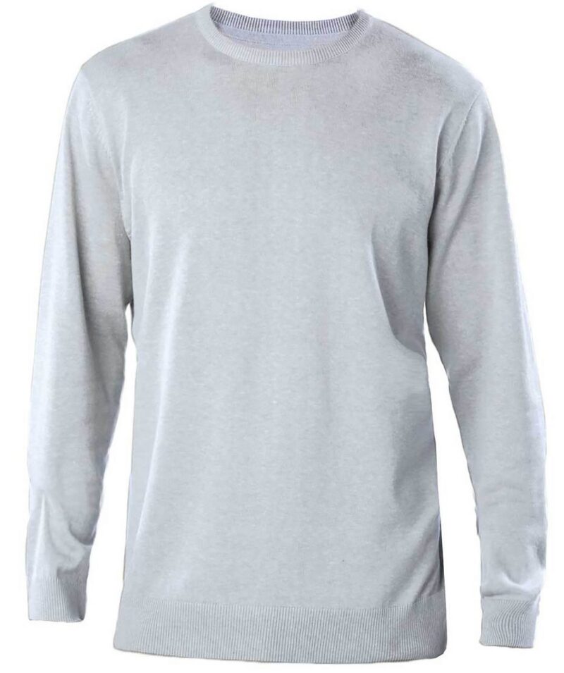 Kariban Ανδρικό CREW NECK JUMPER - Γκρι Μελανζέ