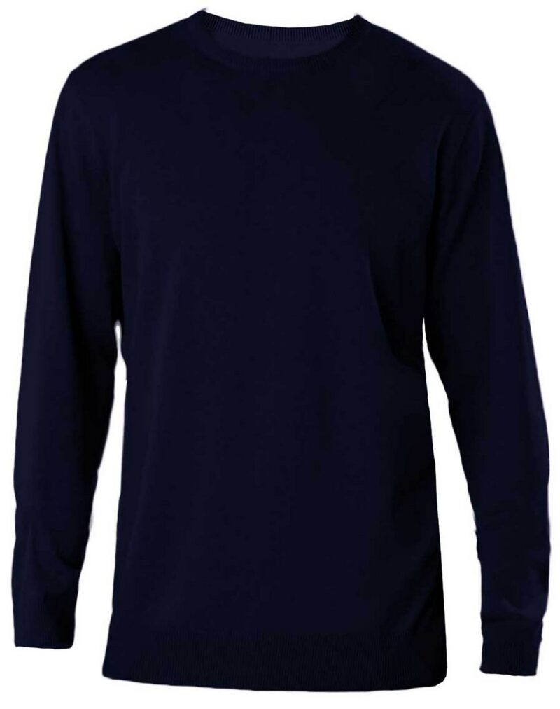 ka967-navy-a1 Kariban Ανδρικό CREW NECK JUMPER - Μπλε μαρίν