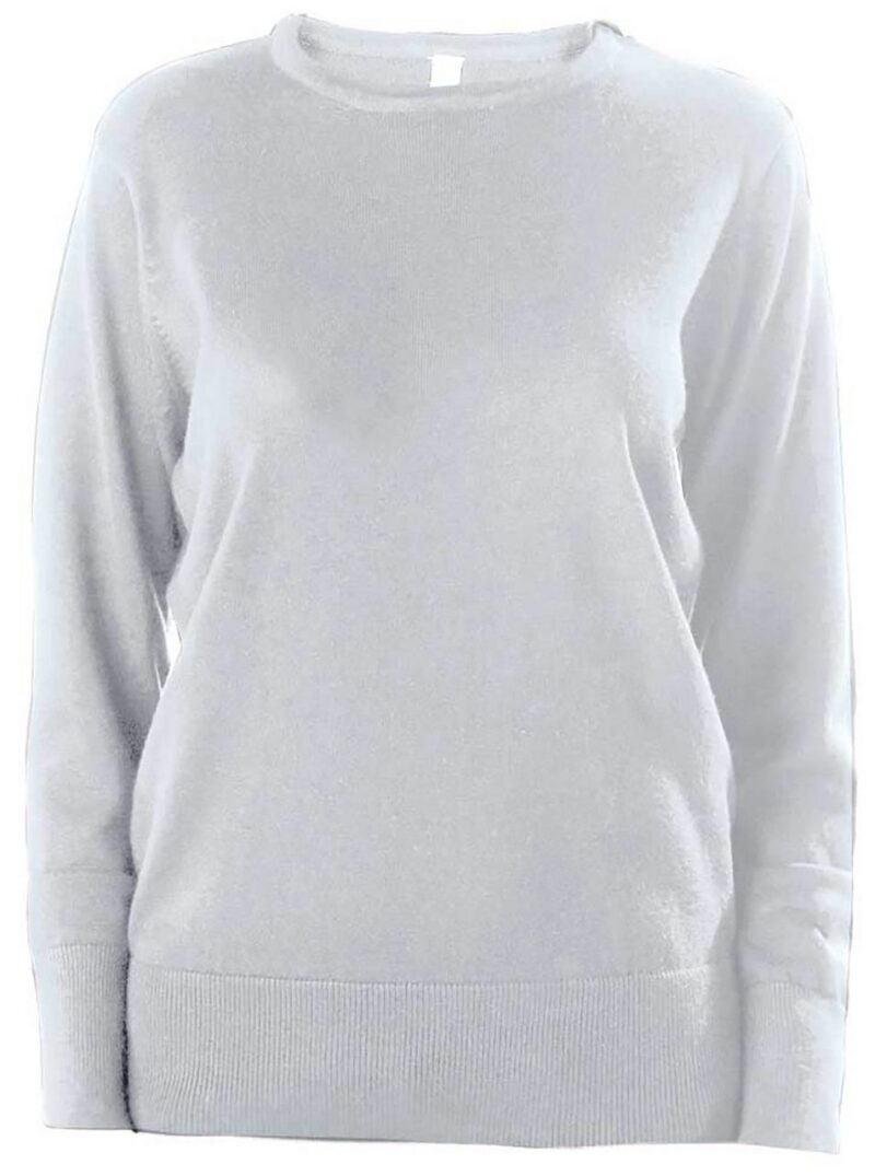 Kariban JUMPER για LADIES με CREW NECK - Γκρι Μελανζέ