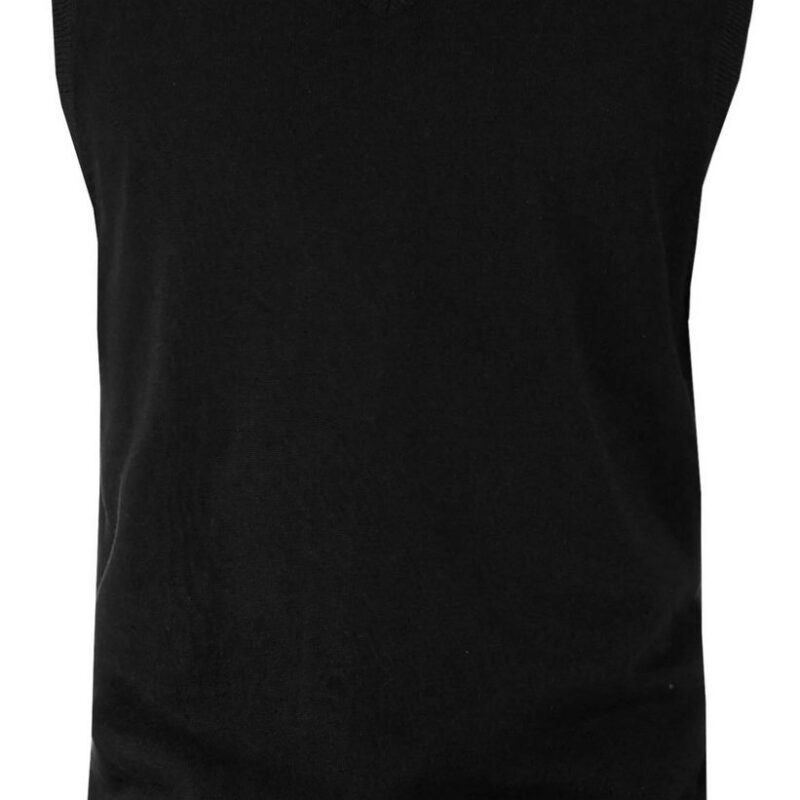 Kariban JUMPER για MEN, SLEEVELESS, V-NECK - Μαύρο