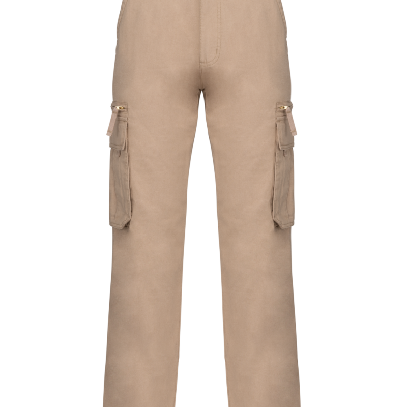 Kariban MULTI POCKET TROUSERS - μπεζ