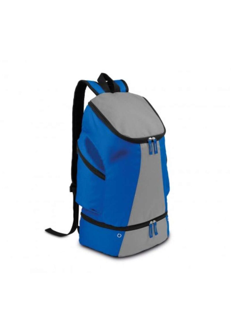 ki0102-royal_blue_light_grey-a1 Kimood SPORTS BACKPACK - βασιλικό μπλε/ανοιχτό γκρι