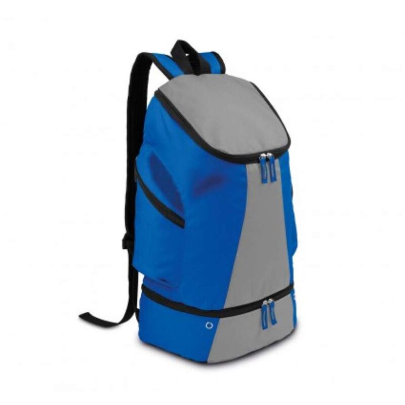 ki0102-royal_blue_light_grey-a1 Kimood SPORTS BACKPACK - βασιλικό μπλε/ανοιχτό γκρι