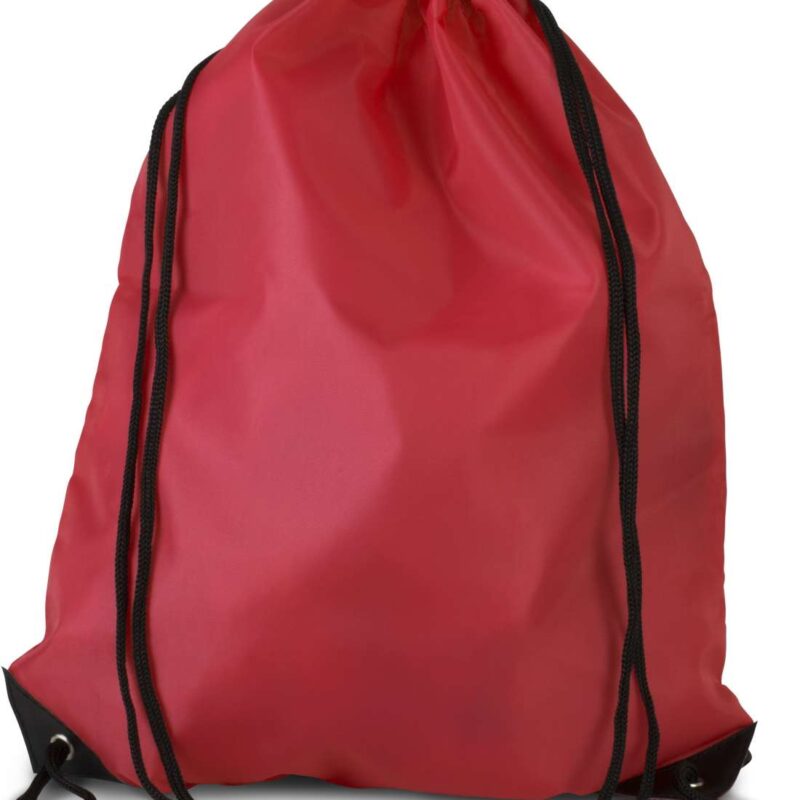 ki0104-cherry_red-a1 Kimood DRAWSTRING BACKPACK - Κόκκινο Κεράσι