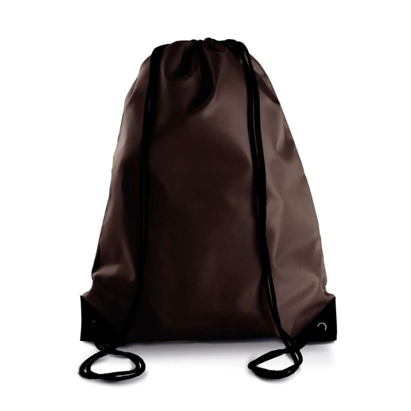 ki0104-chocolate-a1 Kimood DRAWSTRING BACKPACK - Σοκολατί