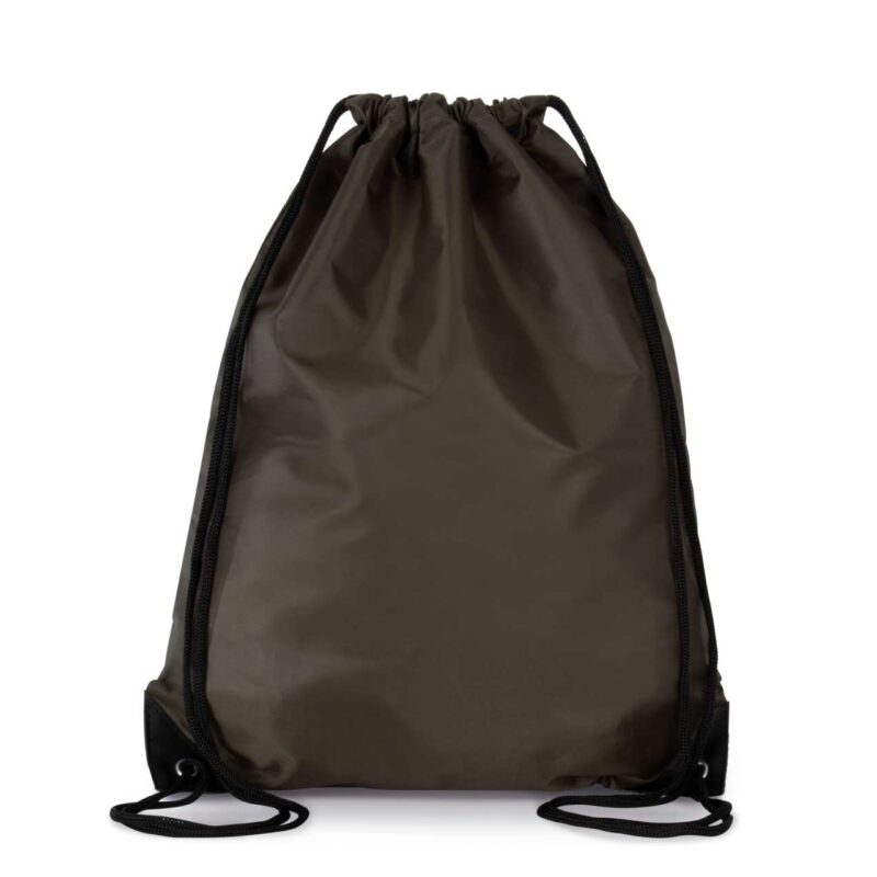 ki0104-dark_khaki-a1 Kimood DRAWSTRING BACKPACK - Σκούρο Χακί