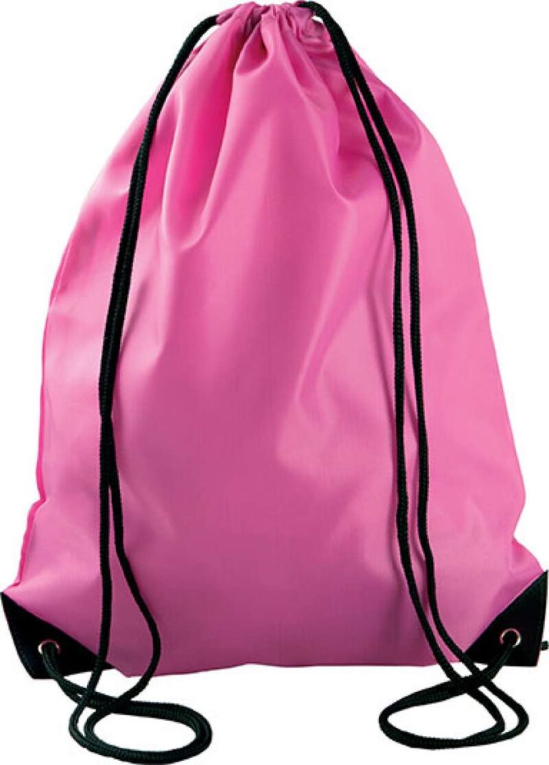 Kimood DRAWSTRING BACKPACK - Φωσφορίζον φούξια