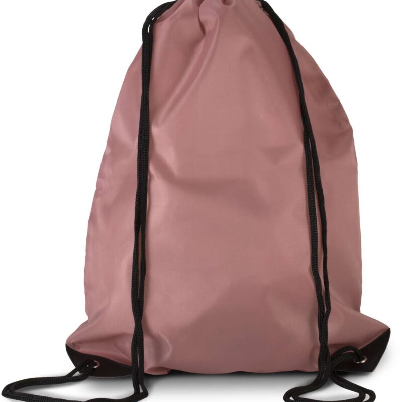 ki0104-light_marsala-a1 Kimood DRAWSTRING BACKPACK - Light Marsala