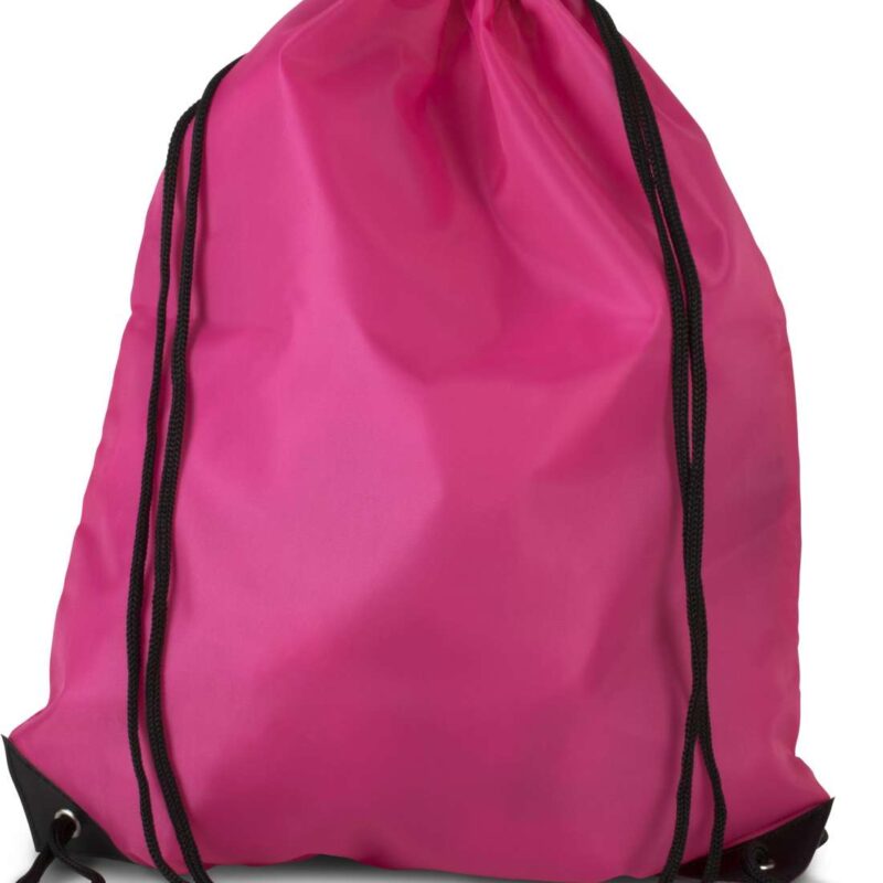 ki0104-magenta-a1 Kimood DRAWSTRING BACKPACK - Ματζέντα