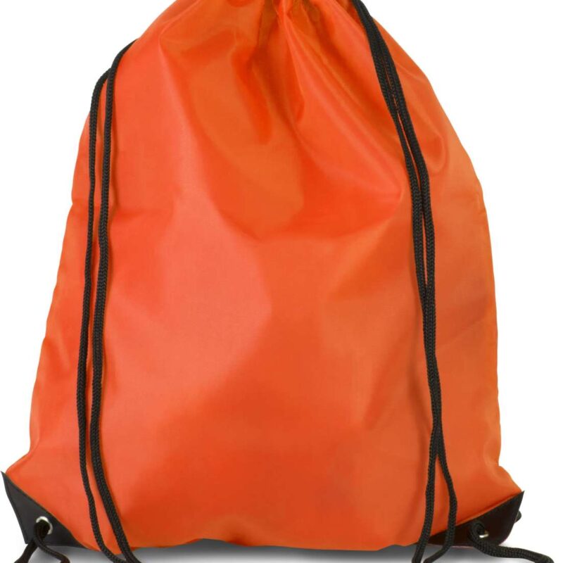 ki0104-spicy_orange-a1 Kimood DRAWSTRING BACKPACK - Spicy Orange