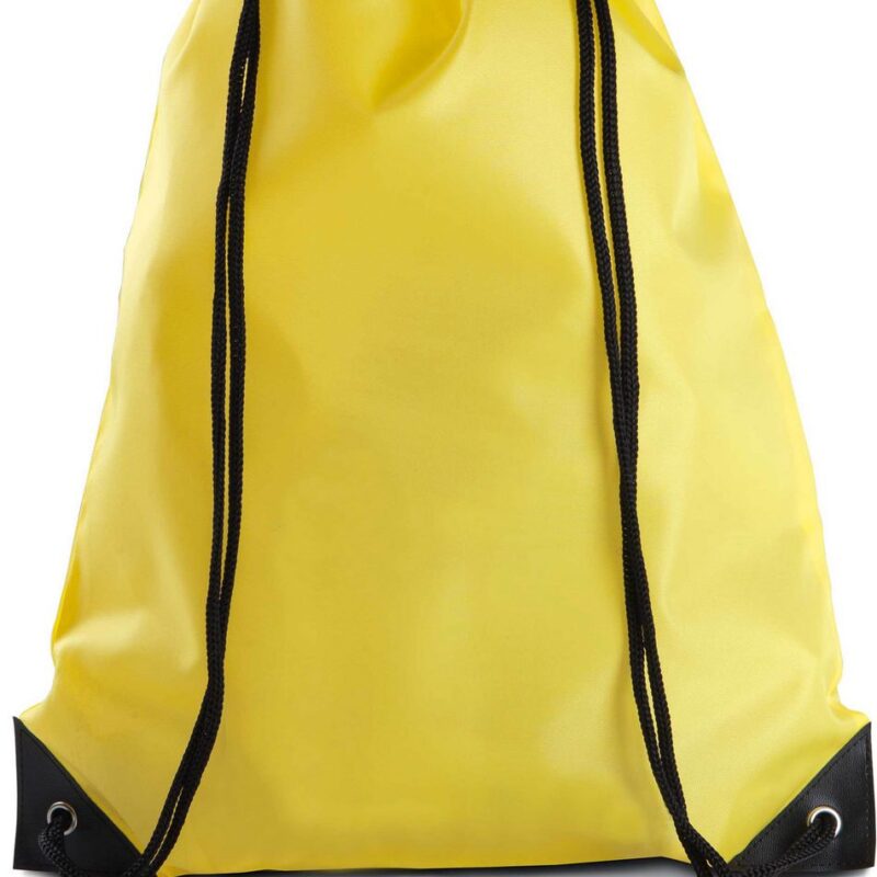 ki0104-yellow-a1 Kimood DRAWSTRING BACKPACK - Κίτρινο