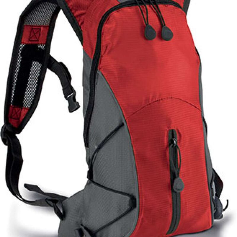 ki0111-red_dark_grey-a2 Kimood HYDRA BACKPACK - Κόκκινο/Σκούρο Γκρι