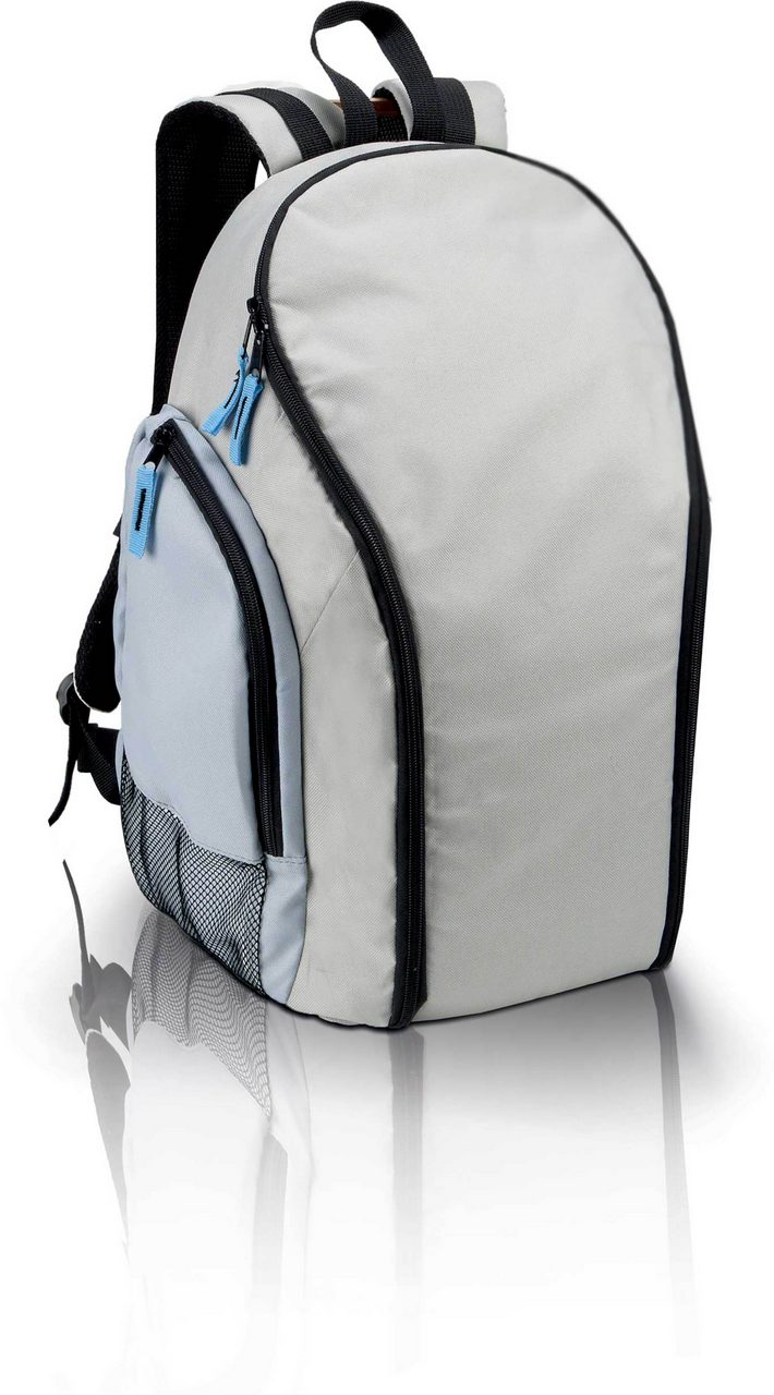 ki0113-light_grey_sky_blue-a1 Kimood BACKPACK COOL BAG - ανοιχτό γκρι / γαλάζιο