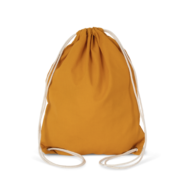 Kimood COTTON DRAWSTRING BACKPACK - Curcuma