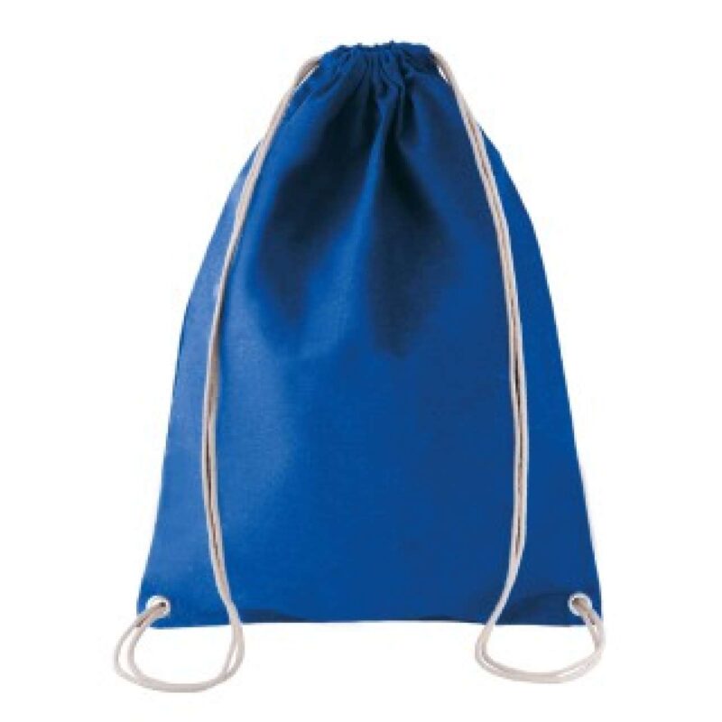 Kimood COTTON DRAWSTRING BACKPACK - Σκούρο Βασιλικό Μπλε