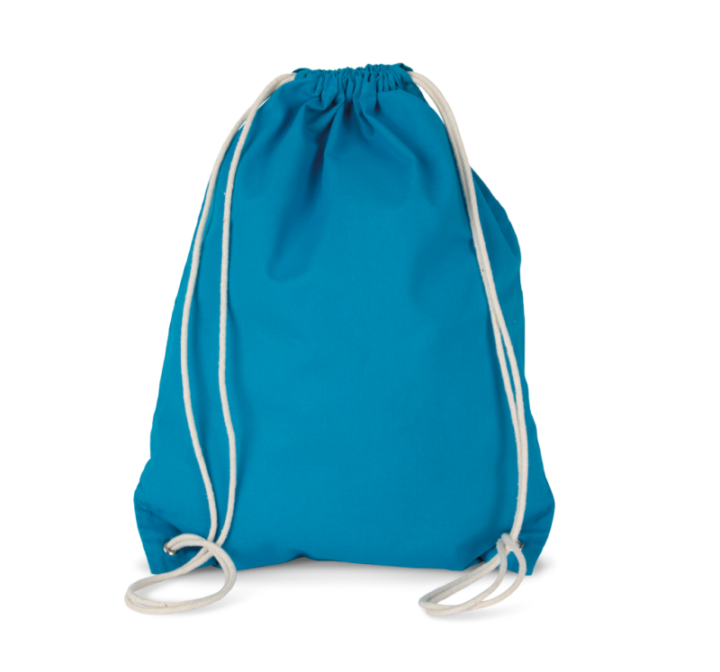 Kimood COTTON DRAWSTRING BACKPACK - Τροπικό Μπλε