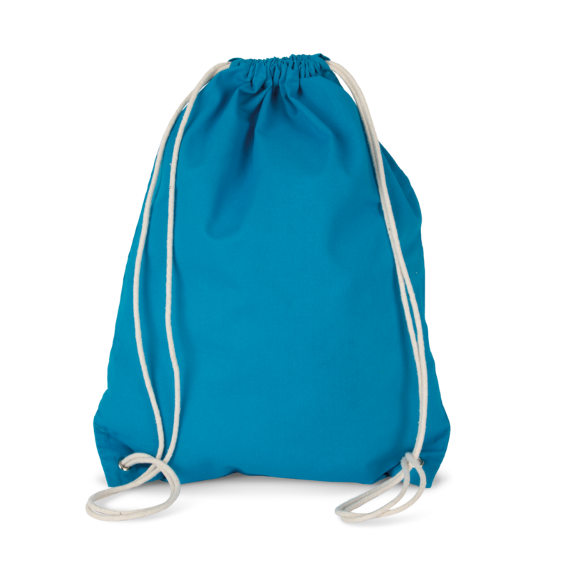 Kimood COTTON DRAWSTRING BACKPACK - Τροπικό Μπλε