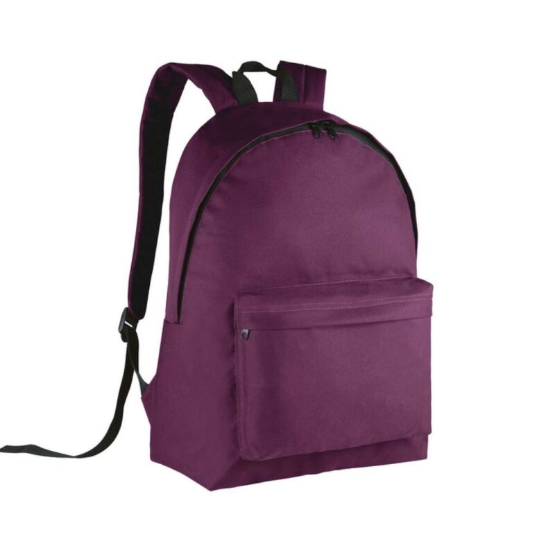 ki0130-burgundyblack-a2 Kimood CLASSIC BACKPACK - Μπορντό/Μαύρο