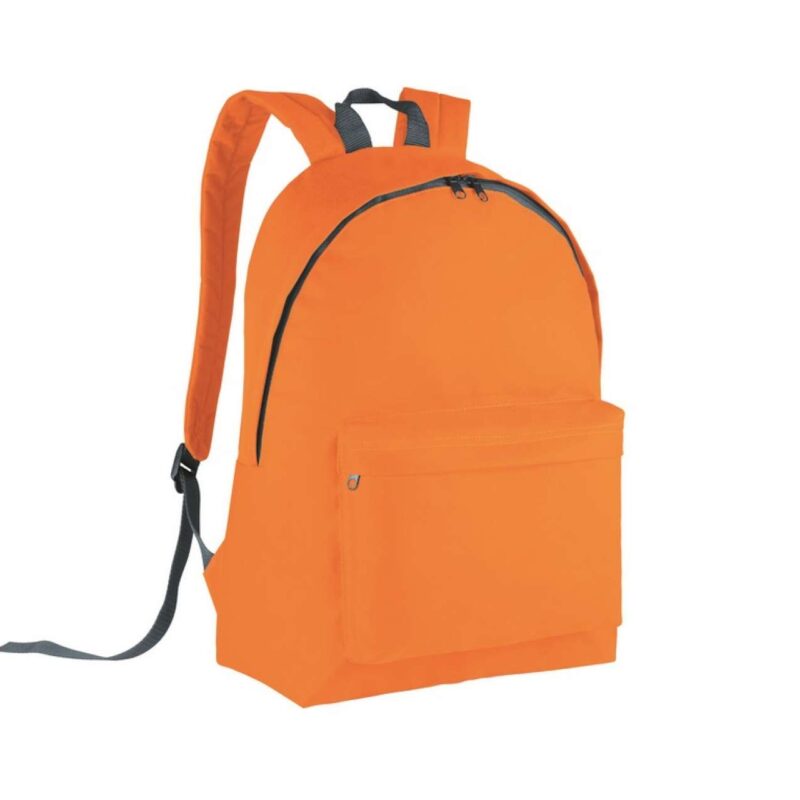 ki0130-orange_black_dark_grey-a1 Kimood CLASSIC BACKPACK - Πορτοκαλί/Μαύρο/Σκούρο Γκρι