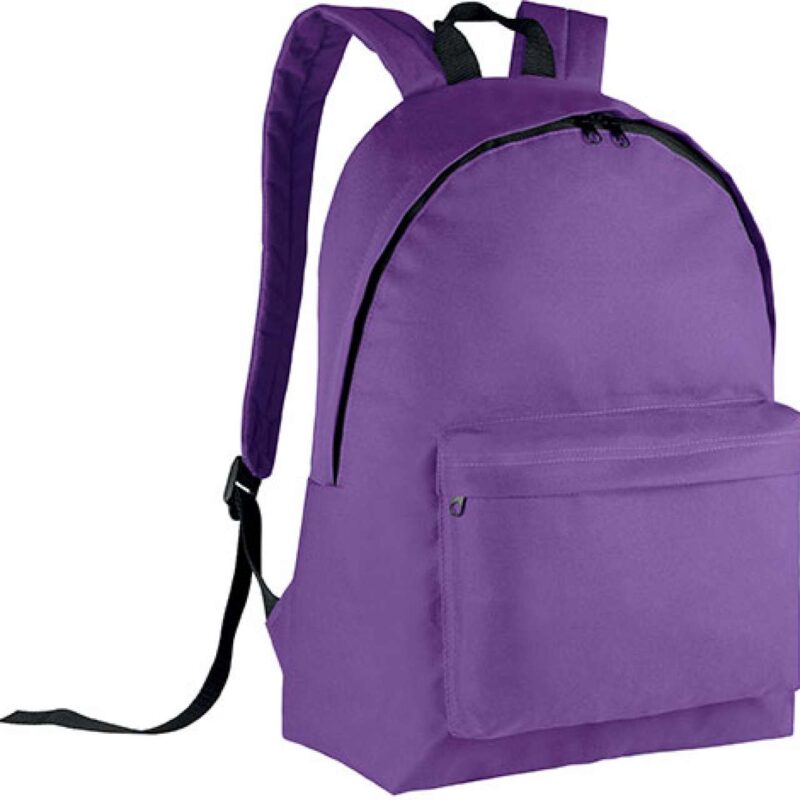 ki0130-purpleblack-a1 Kimood CLASSIC BACKPACK - Μωβ/Μαύρο